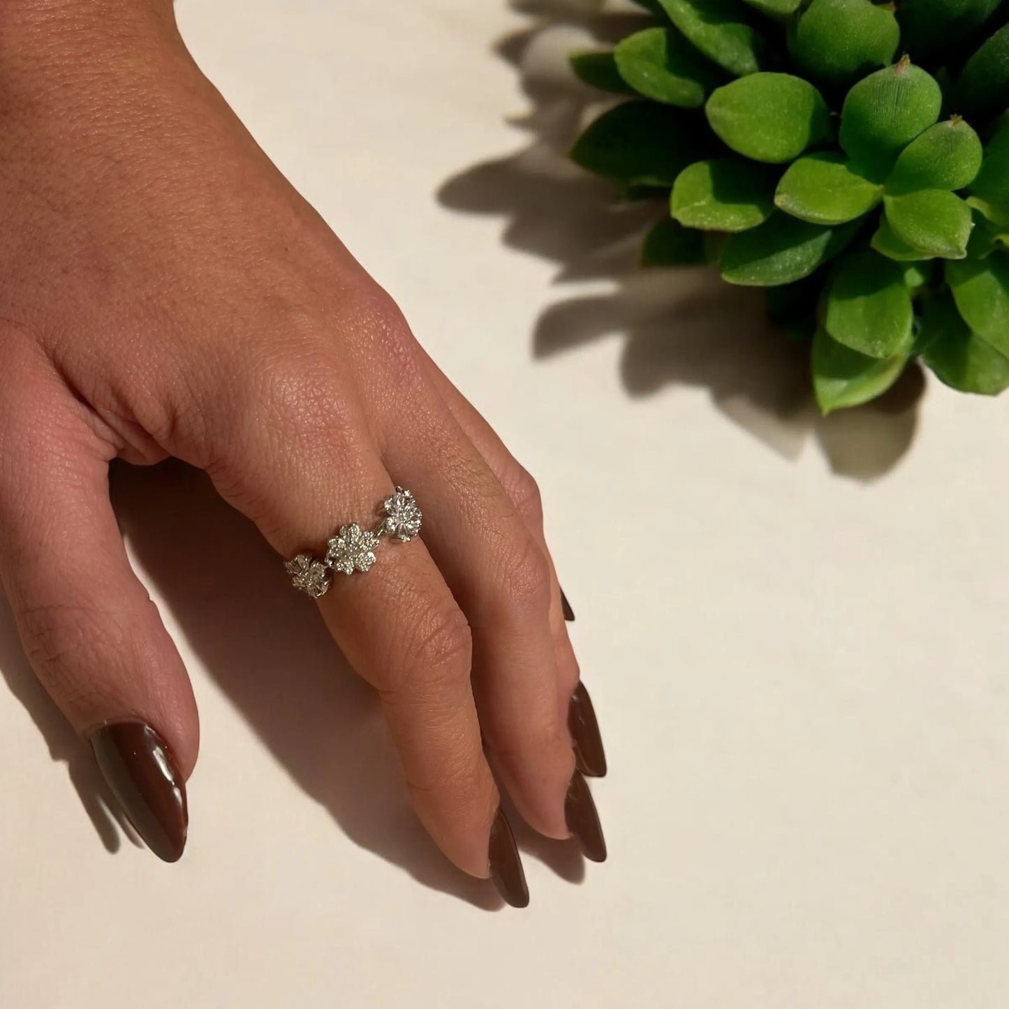 Celebrating life silver ring 4