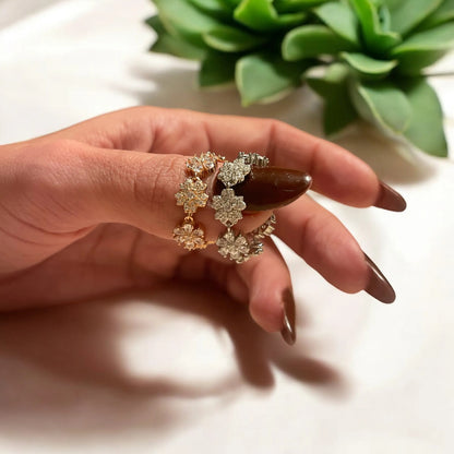 Celebrating life silver ring