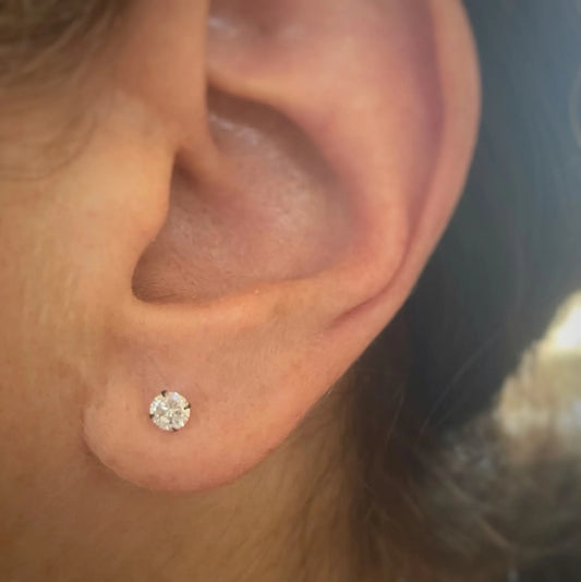 3mm stud earring1