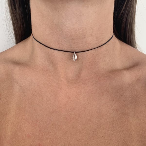 שרשרת צדף כסף קטן